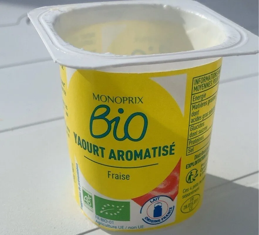 Bio yaourt aromatise