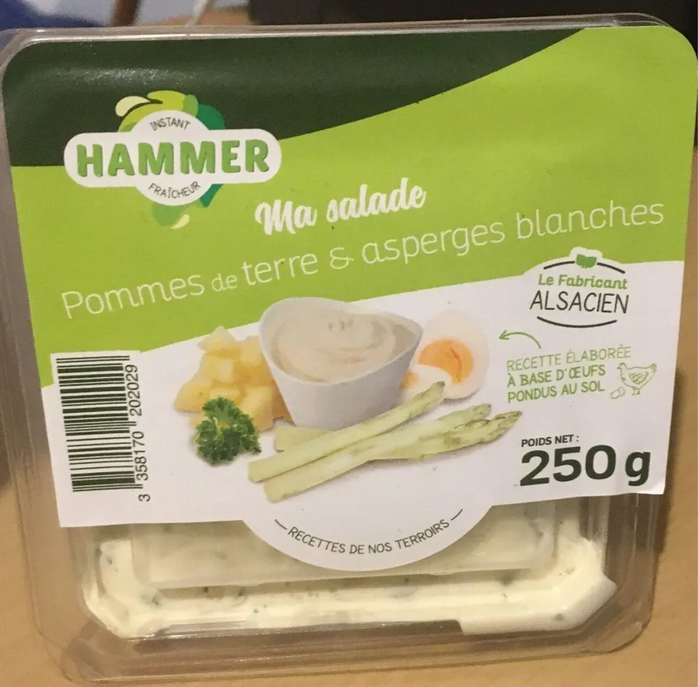 Ma salade pommes de terre & asperges blanches