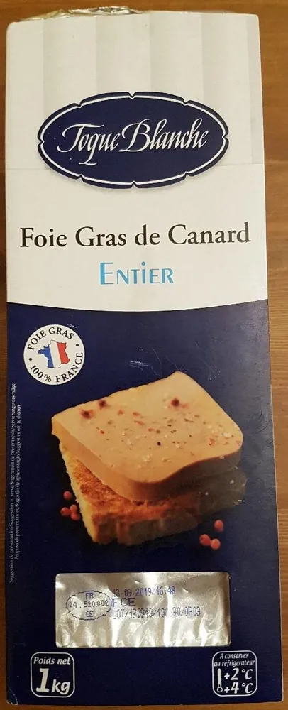Foie gras de canard entier