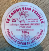 Le cabris sur feuille
