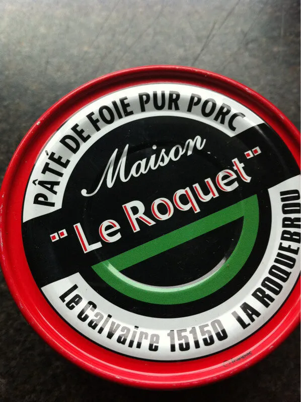 Le roquet, Pâté de foie pur porc, le pot de 130 gr