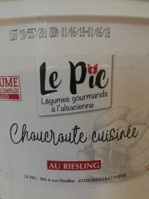 Choucroute cuisinée au riesling