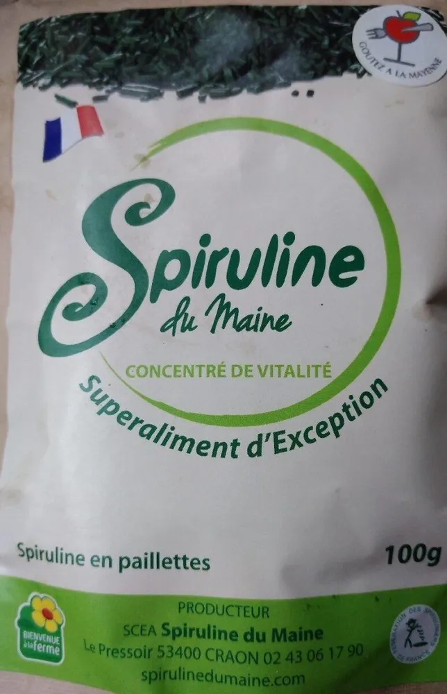 Spiruline en paillettes