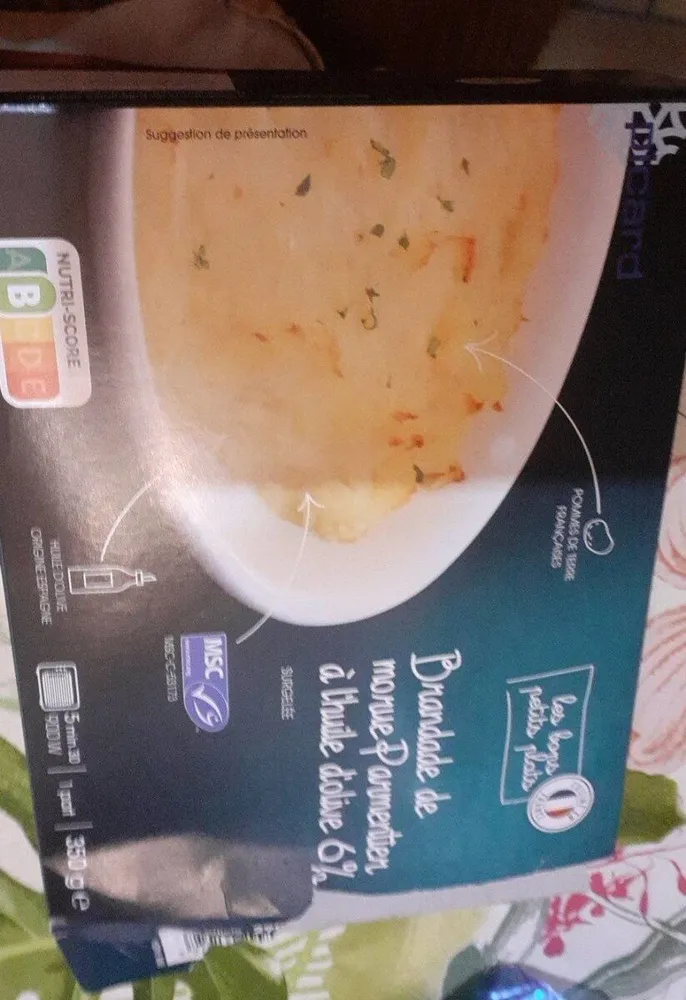 Brandade de morue parmentier
