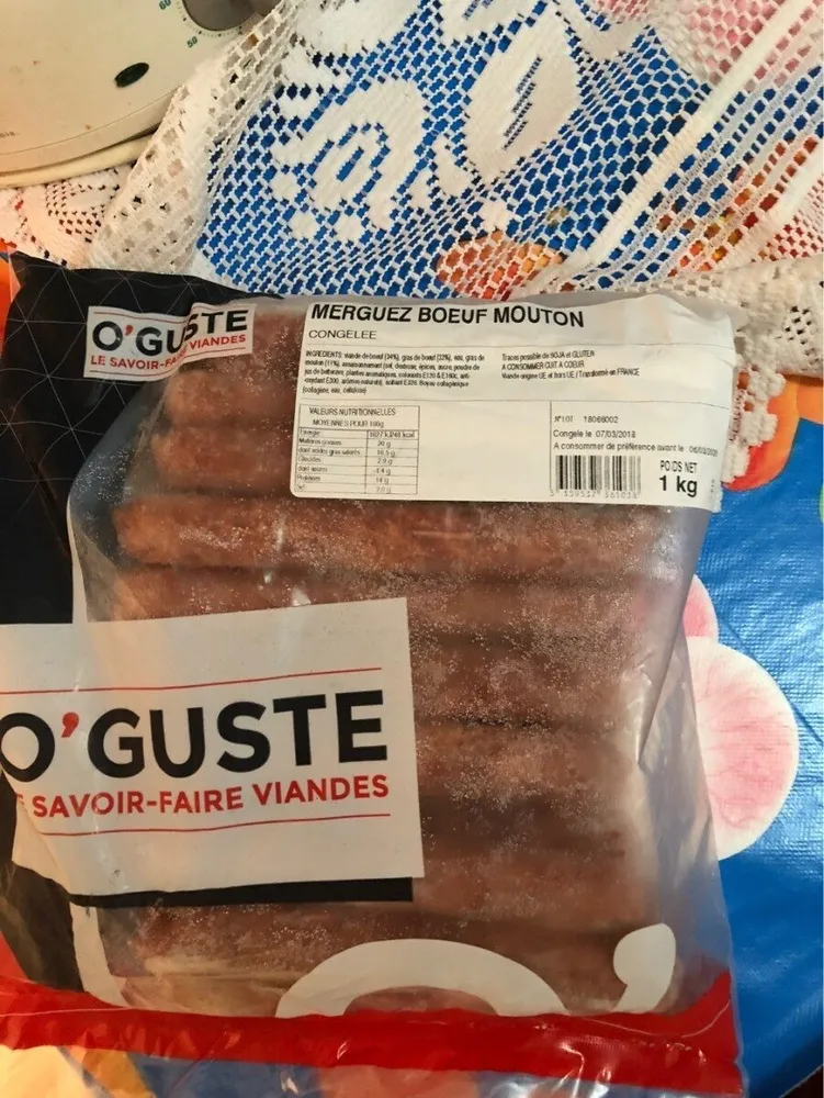 Merguez boeuf mouton