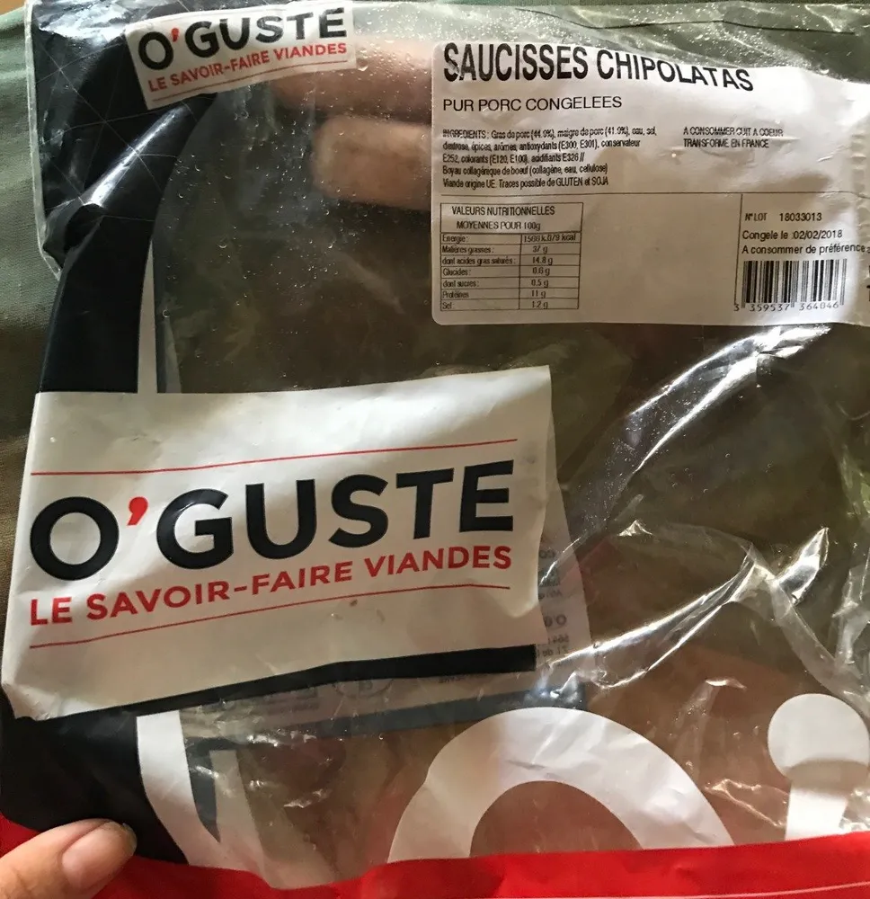 Saucisses chipolatas