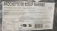Brochettes de boeuf marinée ail des ours