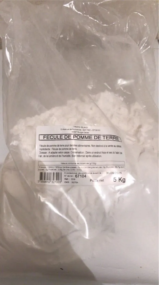 Fecule de pomme de terre