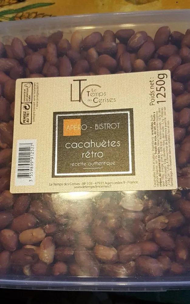 Cacahuètes rétro