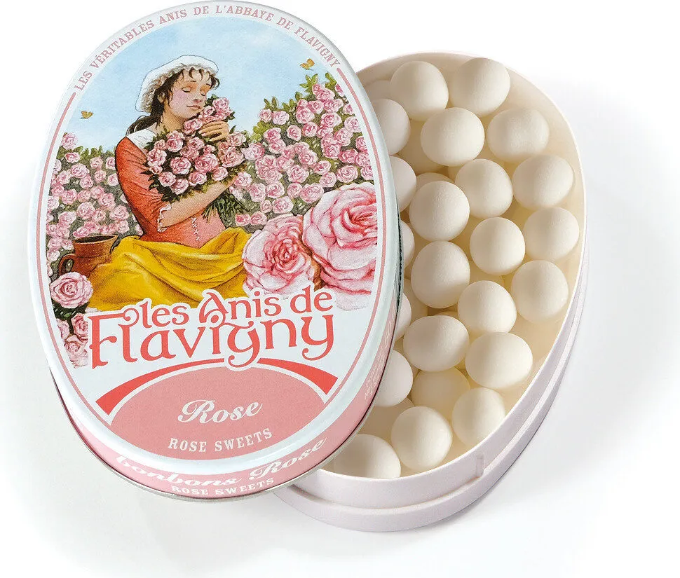 Boite ovale rose
