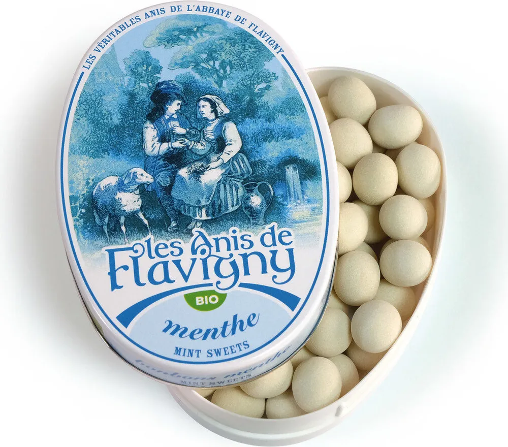 Boite ovale menthe bio