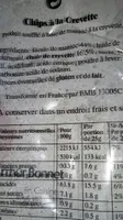 Chips à la crevette