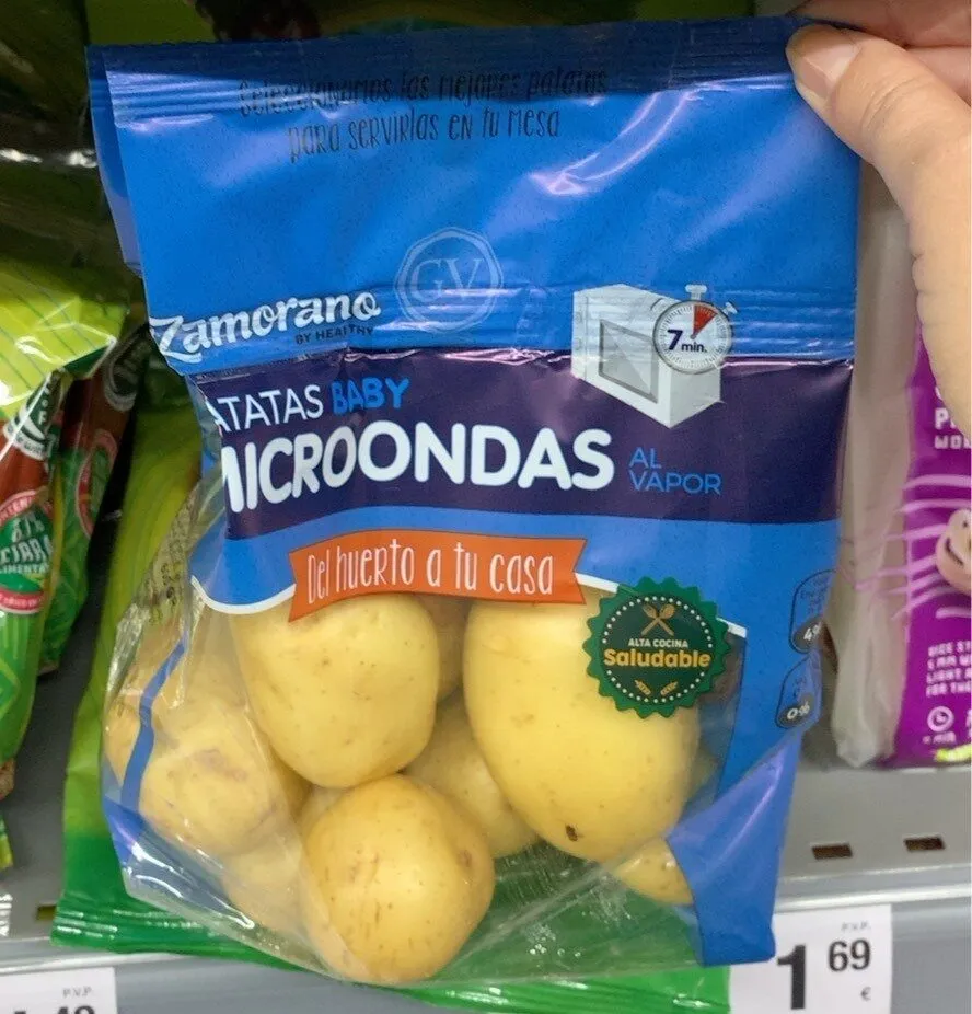 Patatas baby microondas