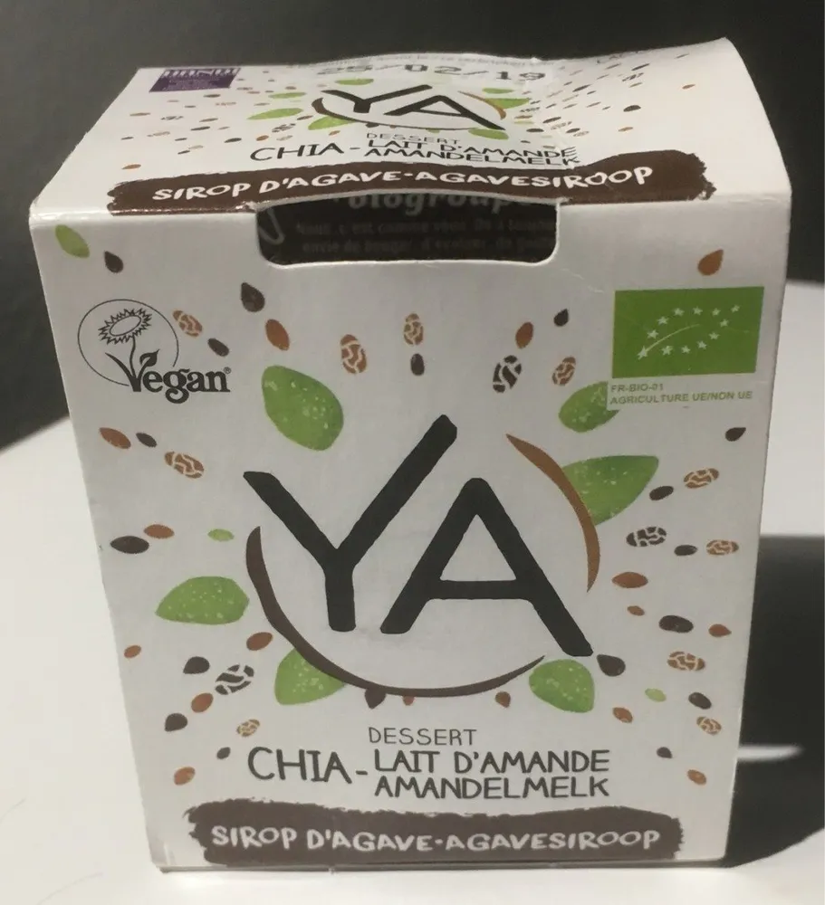 Dessert Chia-Lait d'amande