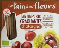 Tartines bio craquantes châtaigne