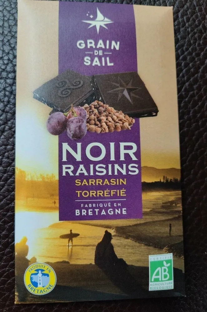Noir raisins sarrasin torréfié