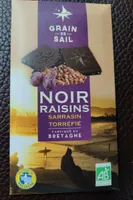 Noir raisins sarrasin torréfié