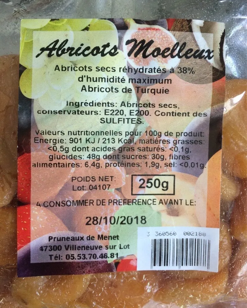 Abricots moelleux