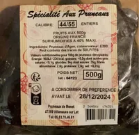Spécialité aux pruneaux