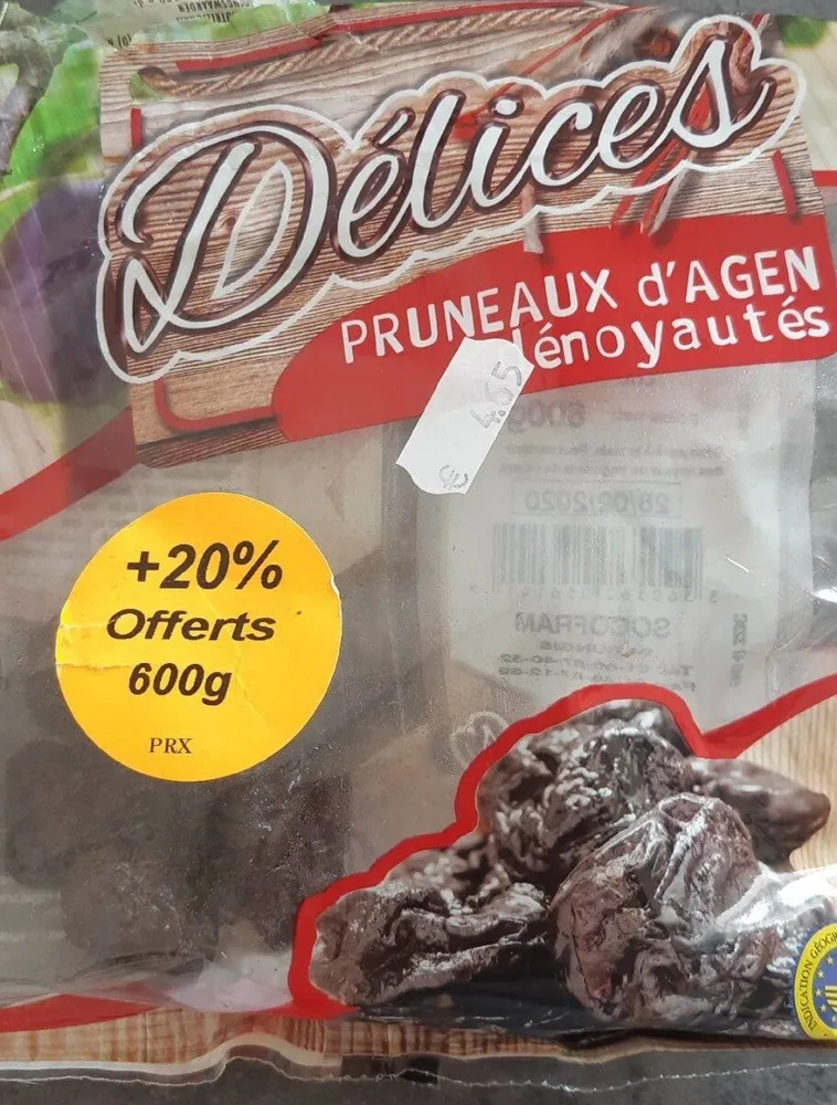Pruneaux d'Agen dénoyautés