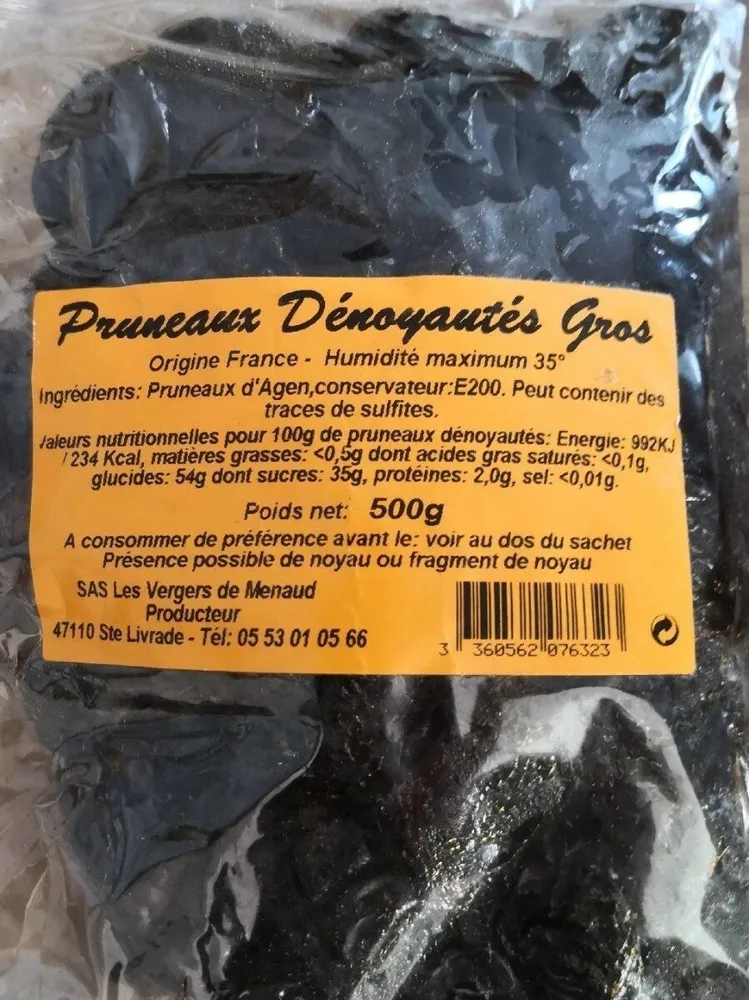 Pruneaux dénoyautés gros