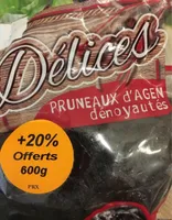 Pruneaux d'Agen dénoyautés