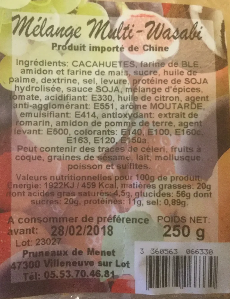Mélange multi-wasabi