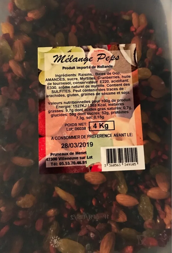 Melange peps