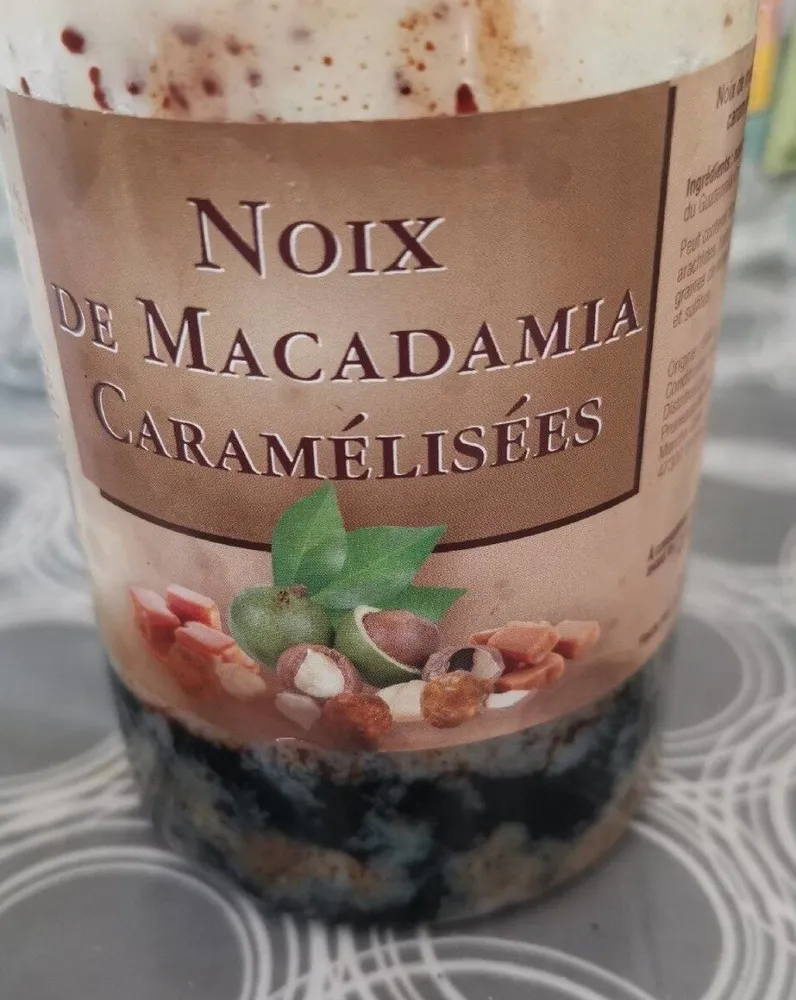 Noix de macadamia caramelisées