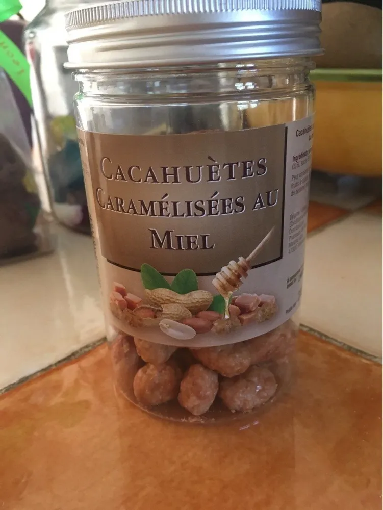 Cacahuètes caramélisées au miel