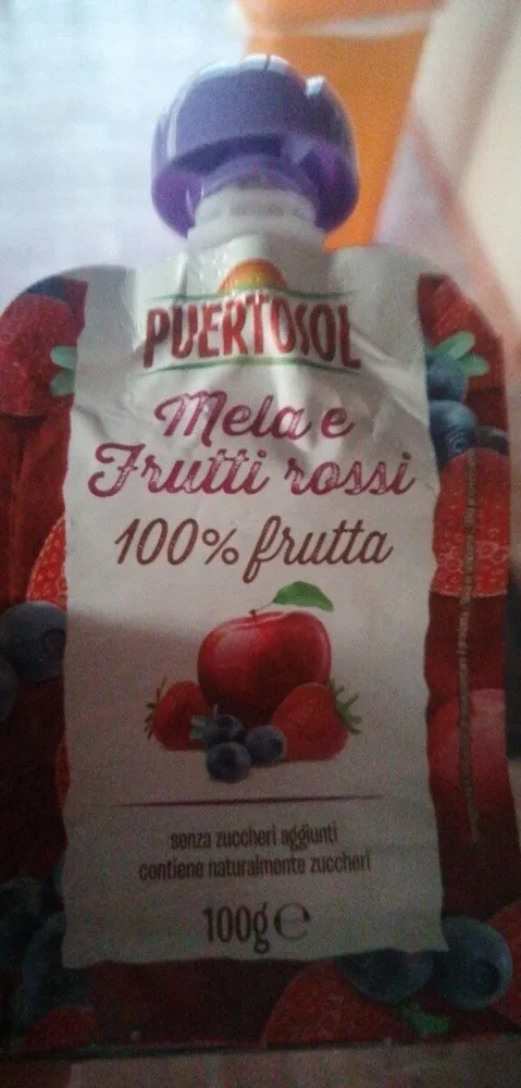Mela e frutti rossi