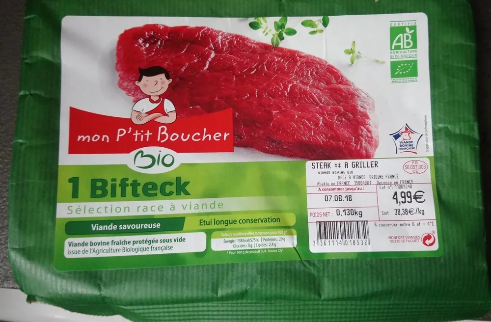 Bifteck sélection race à viande