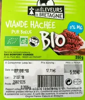 Viande hachée pur boeuf
