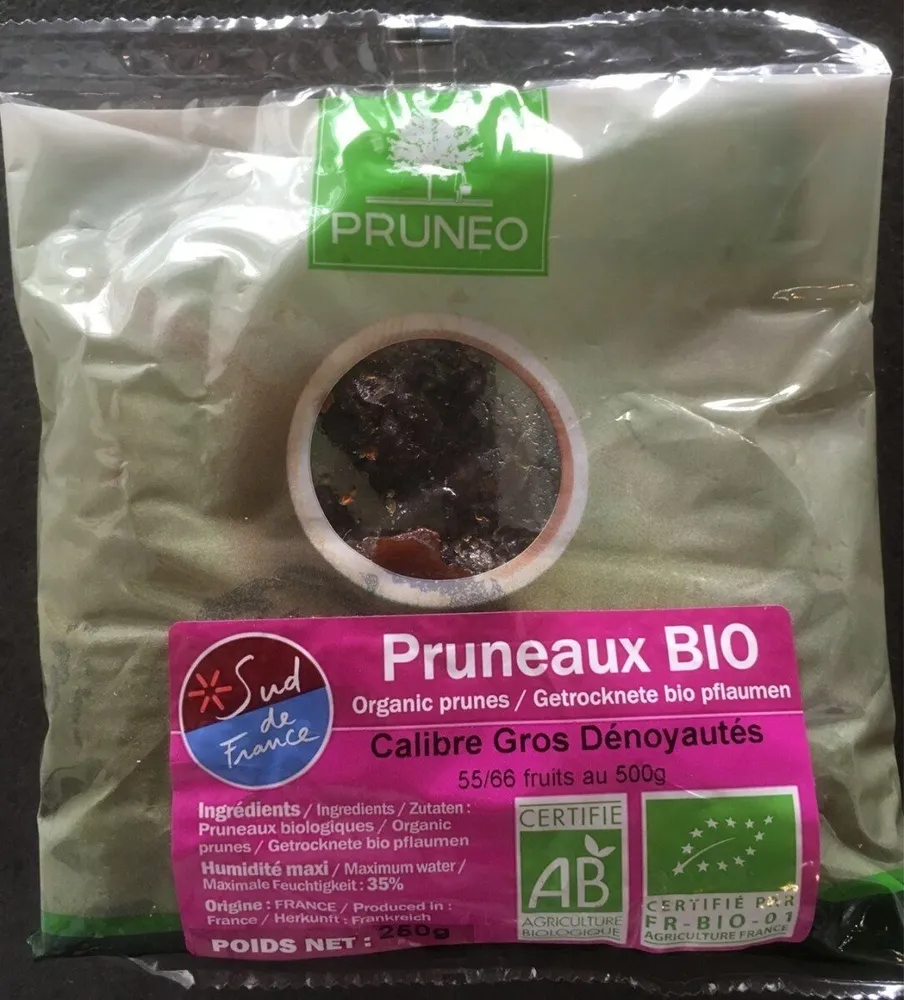 Pruneaux bio gros dénoyautés