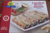 Cannelloni ricotta épinards
