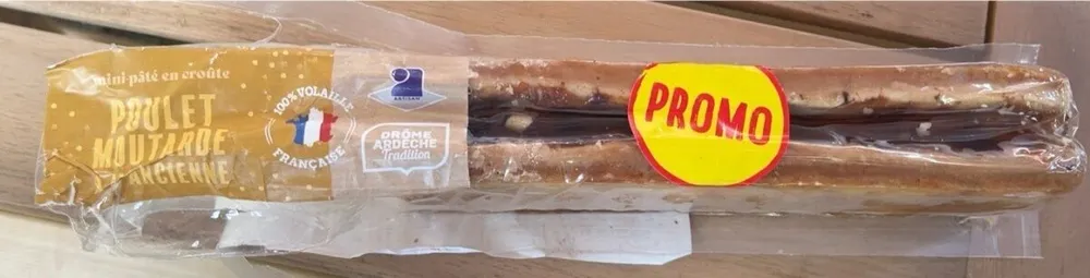 Pâté en croute Poulet moutarde à l'ancienne
