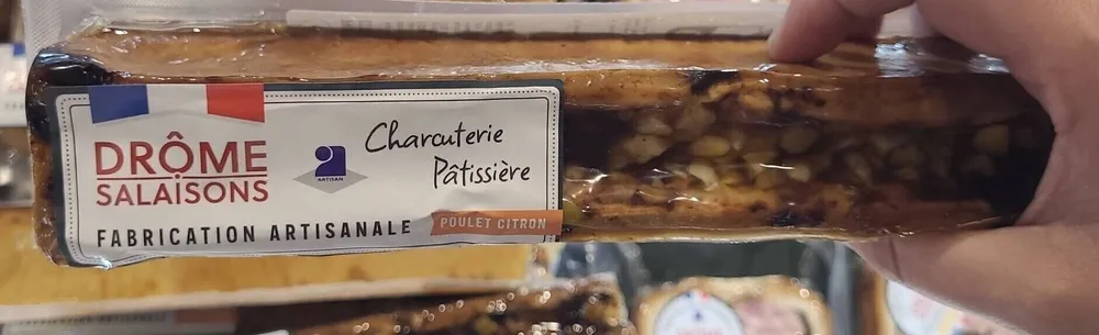 Pâté en croûte cocktail poulet citron