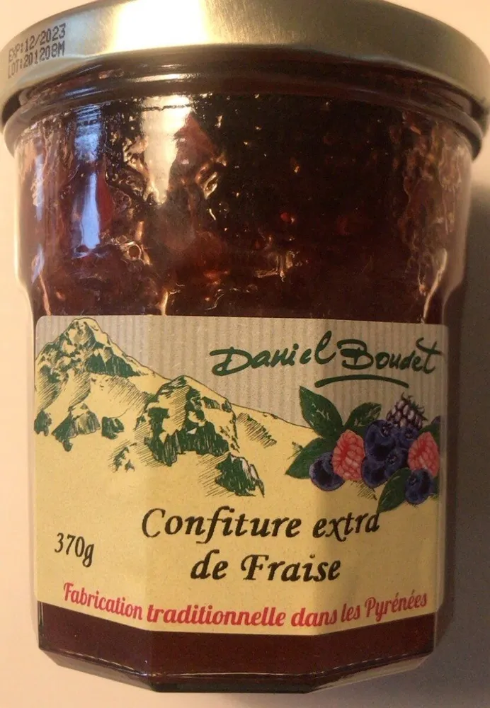 Confiture extra de fraises