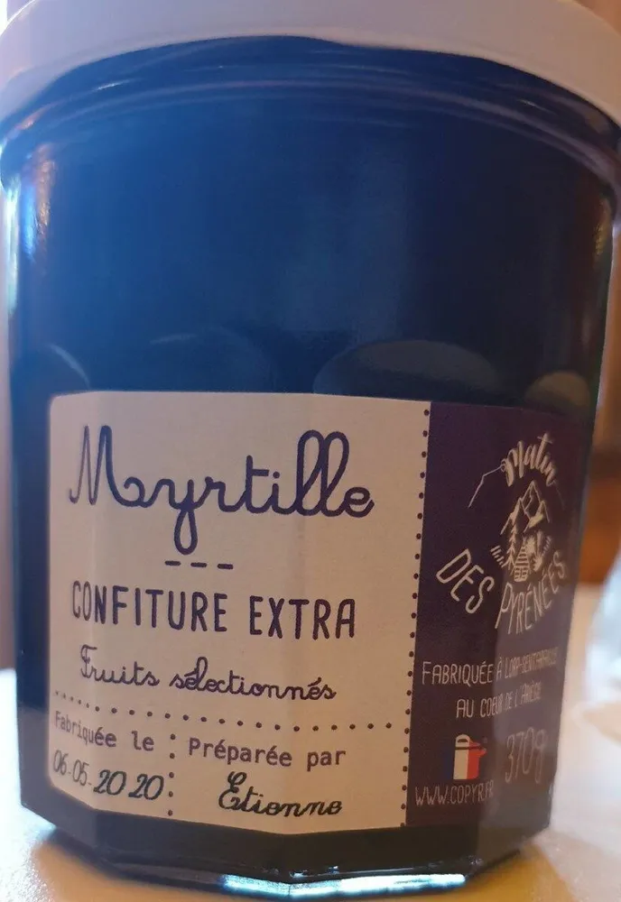 Confiture extra - Myrtille