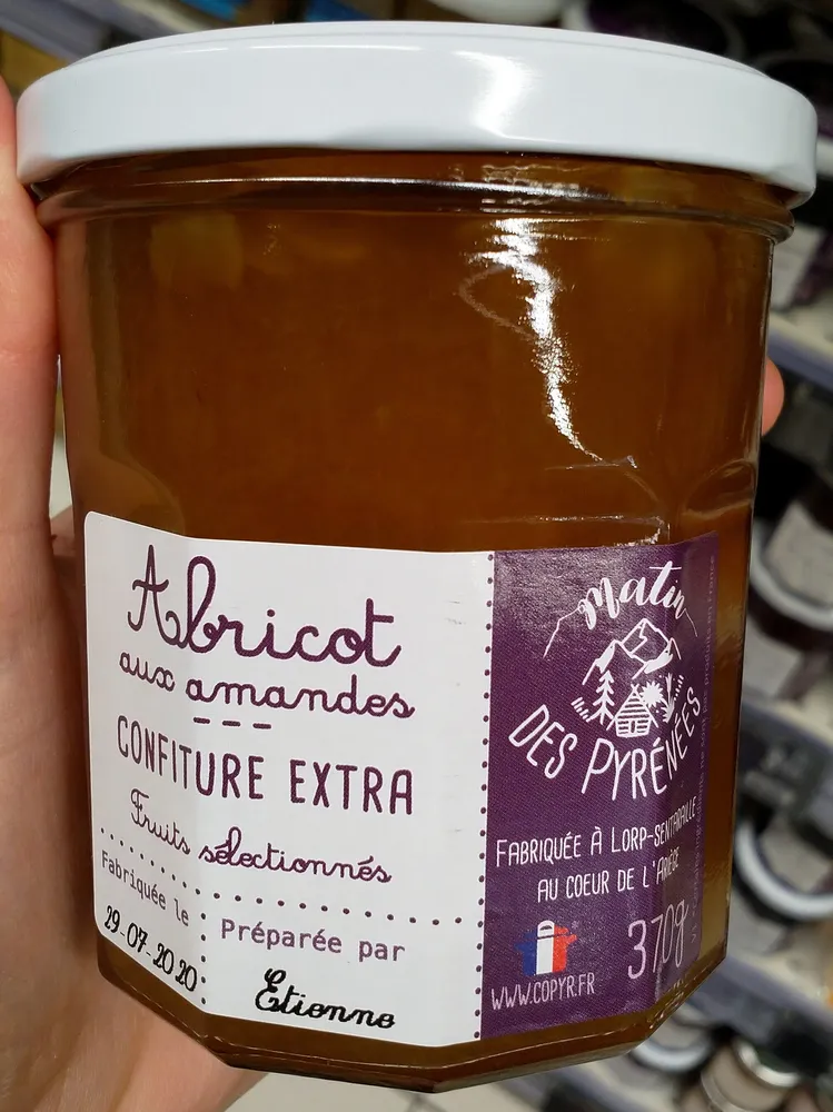 Confiture Abricot aux Amandes