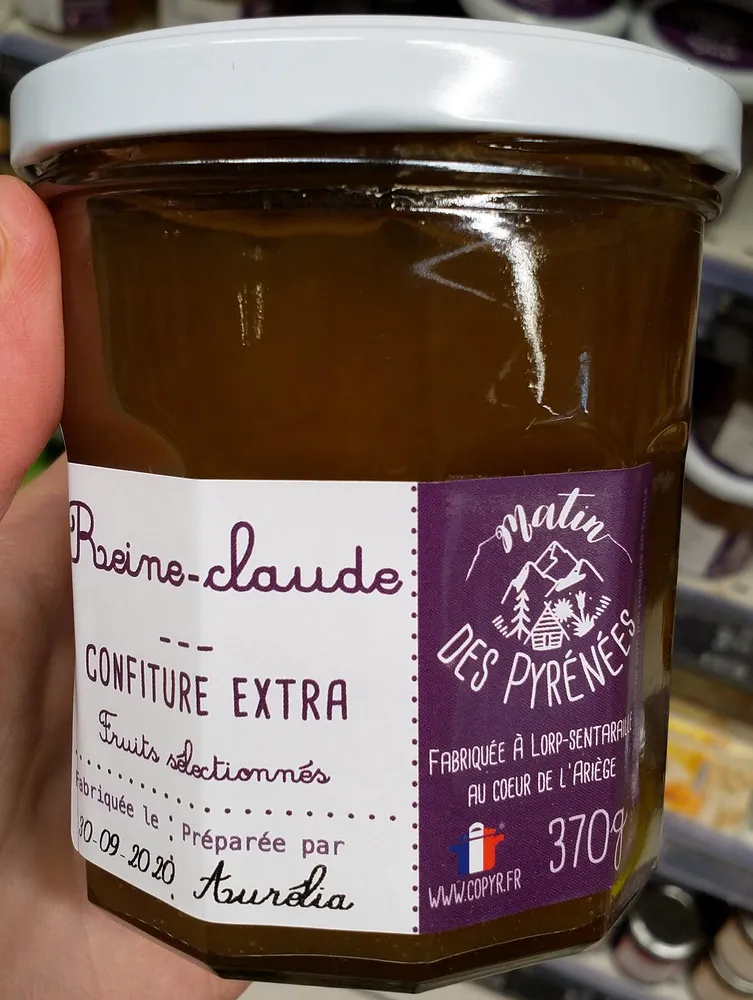 Confiture extra Reine-claude