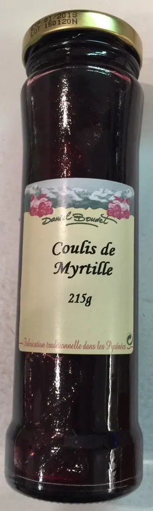Coulis de myrtille