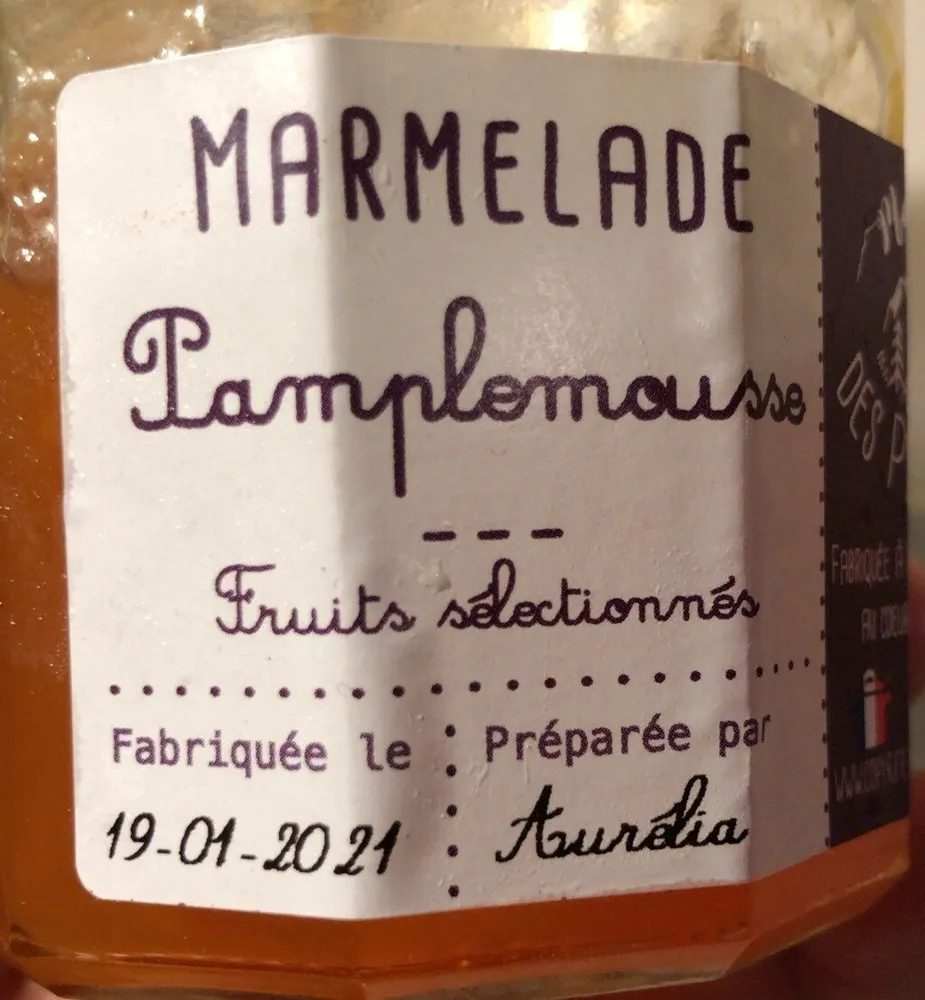 Marmelade pamplemousse