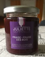 Confiture de fraise-fraise des bois