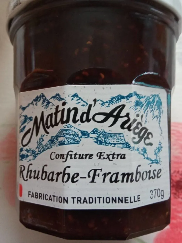 Confiture Extra rhubarbe-framboise
