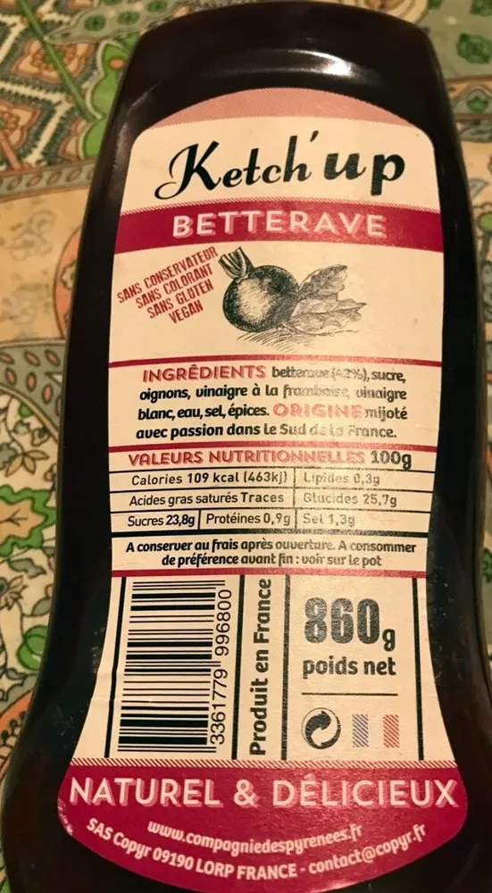 Ketch'up Betterave