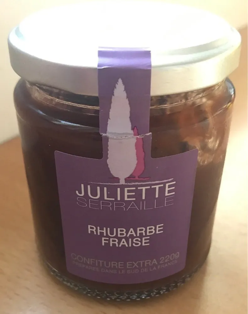 Confiture extra Rhubarbe Fraise