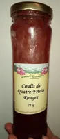 Coulis de quatre fruits rouges