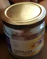 Pastille miel cranberry