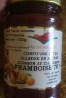 Confiture extra alleges en sucre Framboise 70%